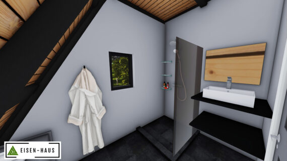 Modular metal house type A (A-frame) Metal modular house