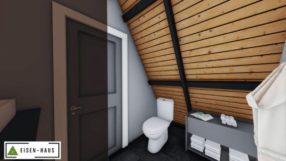 Modular metal house type A (A-frame) Metal modular house