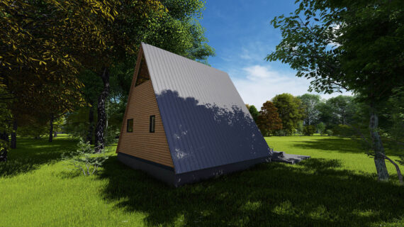 A frame metal modular home - Eisen Haus A Frame modular house - Eisen Haus