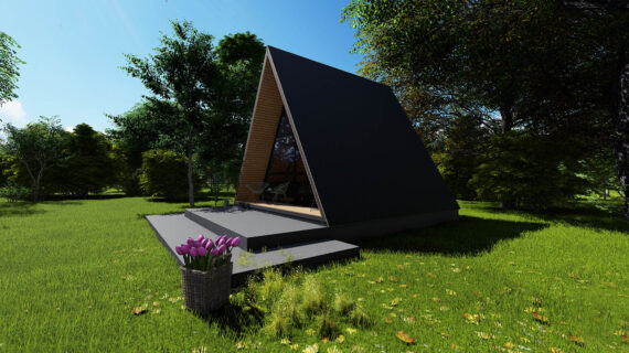 A frame metal modular home - Eisen Haus A Frame modular house - Eisen Haus